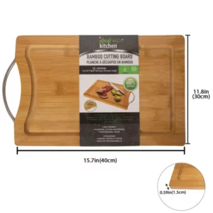 Ideal Kitchen Bamboo Cutting Board w/ handle L